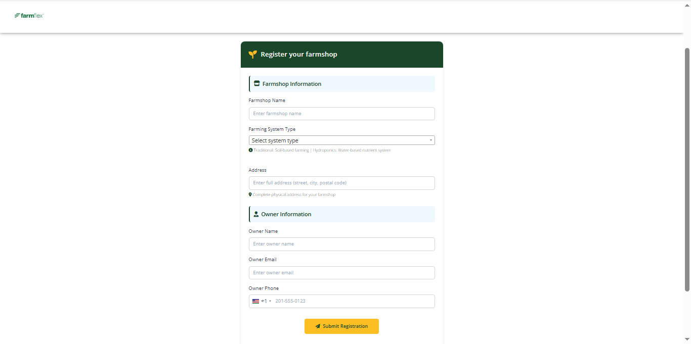 Registration Form